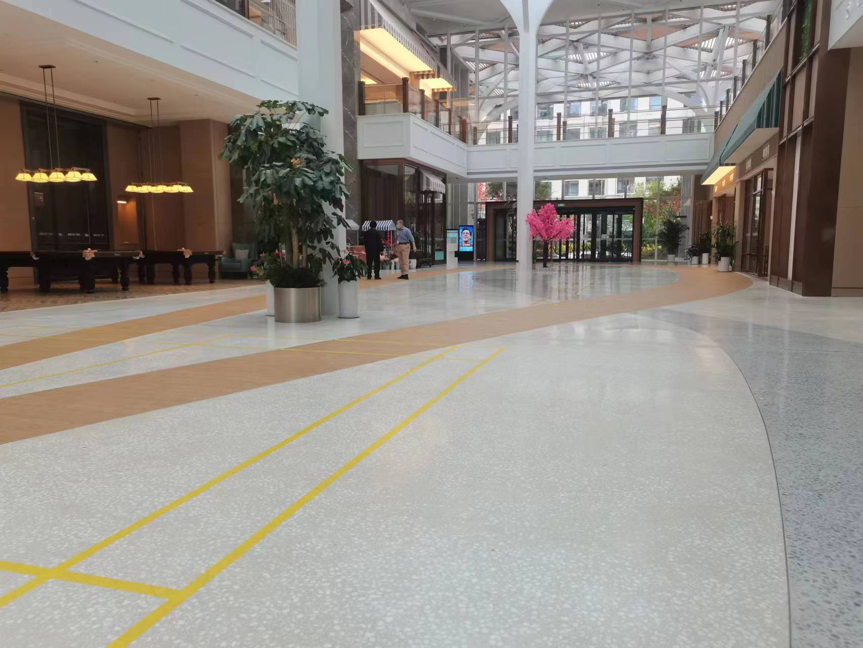 無機磨石地坪   商務大廈&酒店 大廳地面